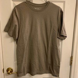 Eddie Bauer Grey T Shirt Mens Size Medium